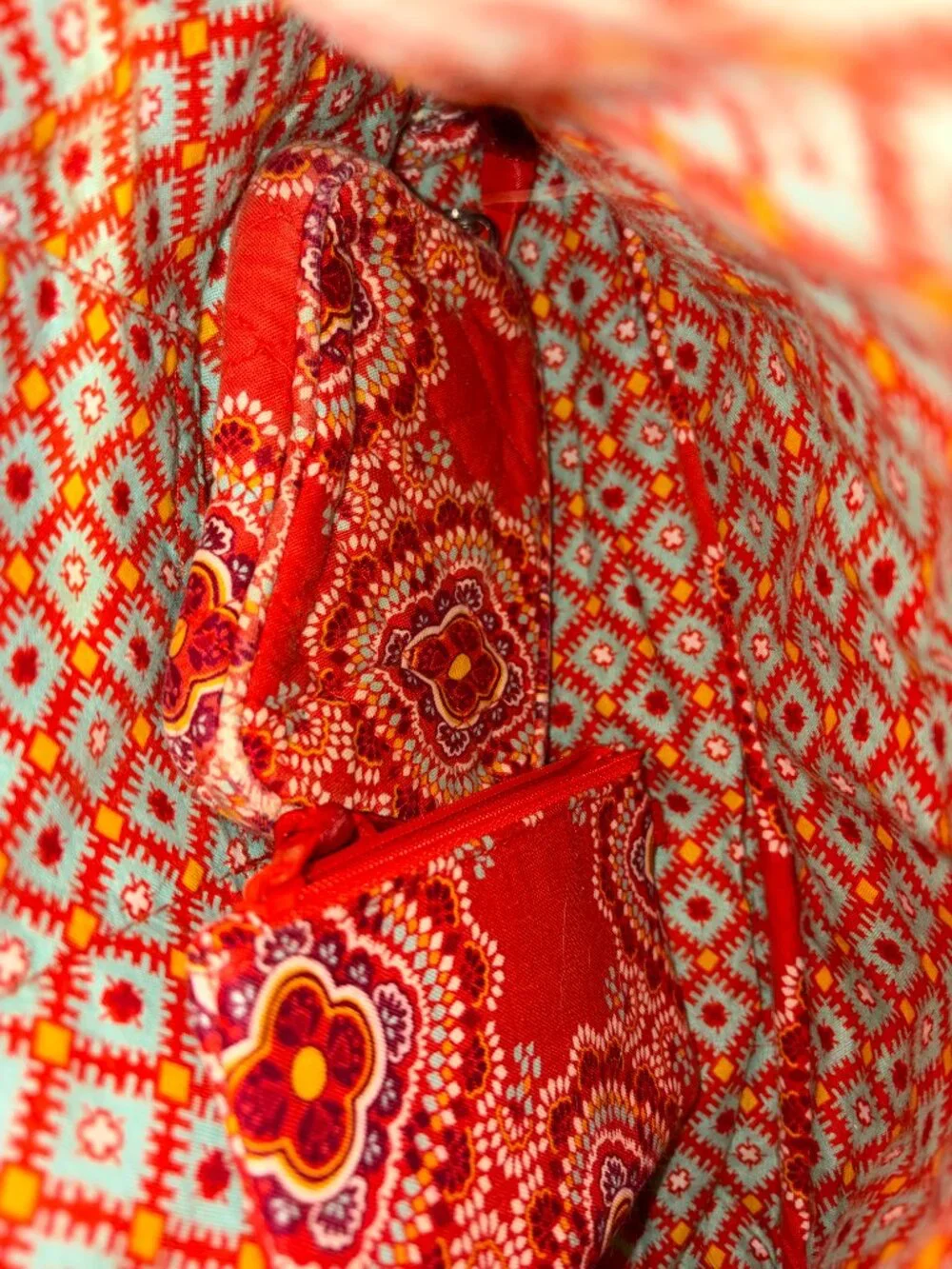 Vintage Vera Bradley Hobo Bag Set: Paprika